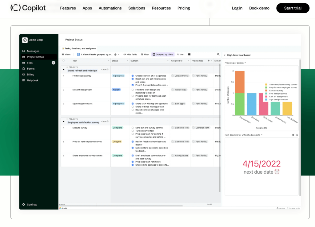 screenshot of copilot.com