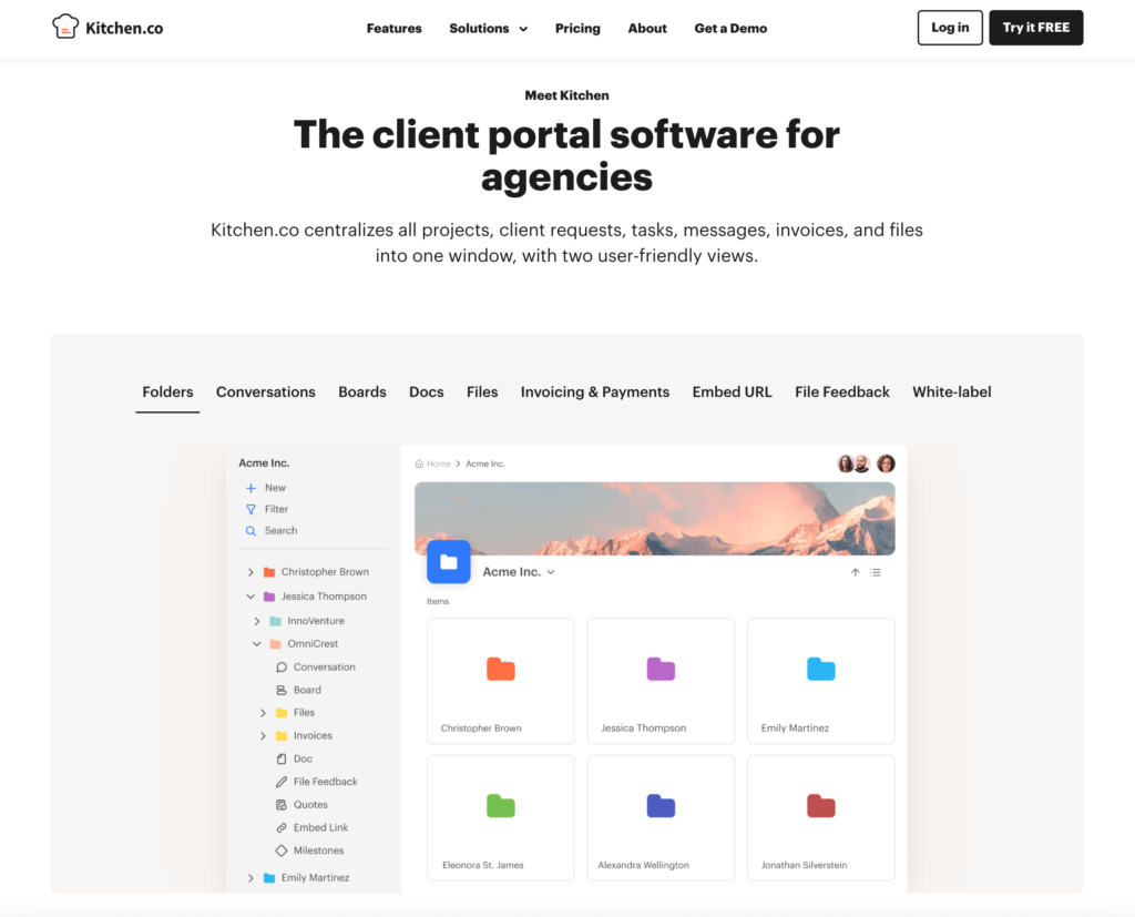 screenshot of kitchen.co